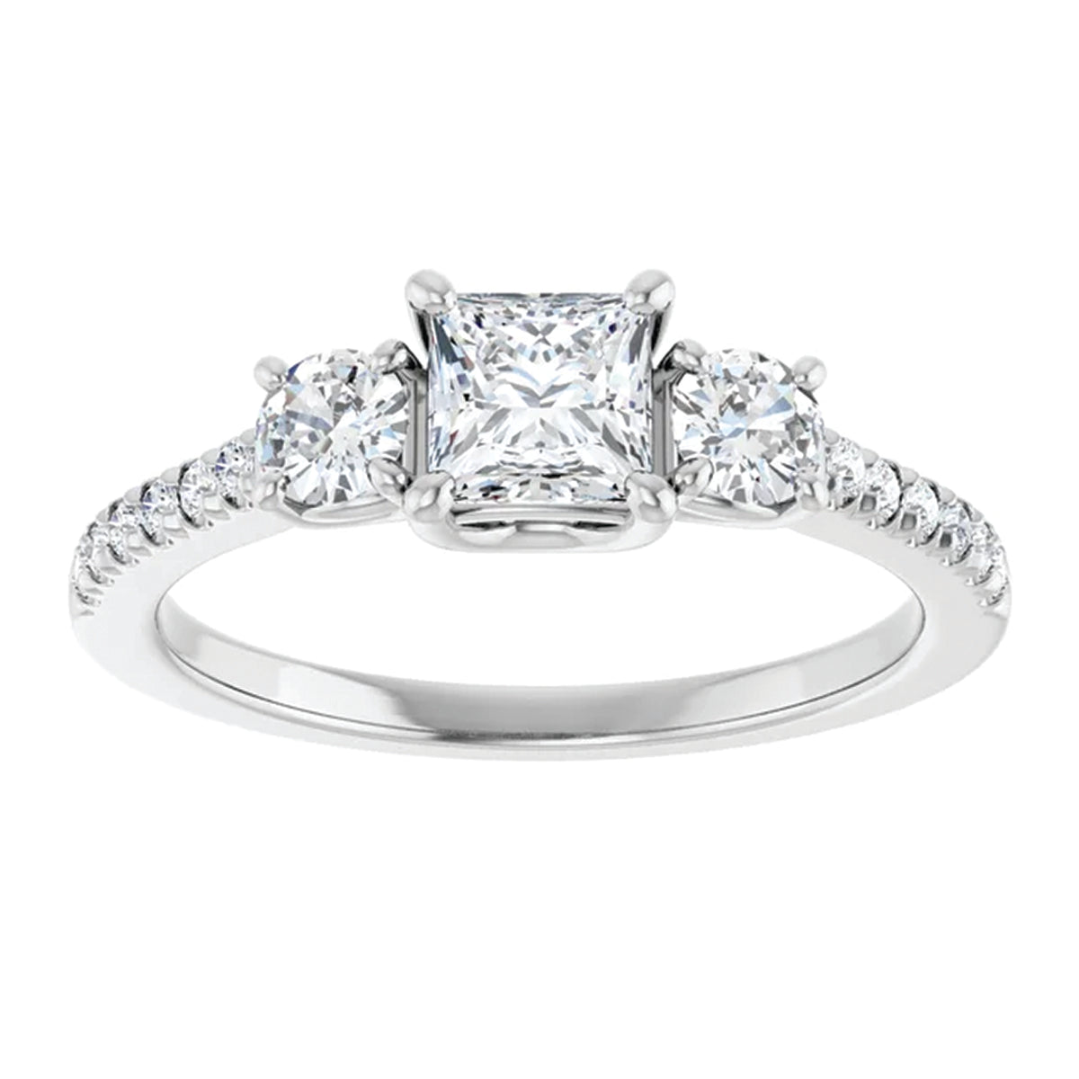 18K White Gold - 3.40