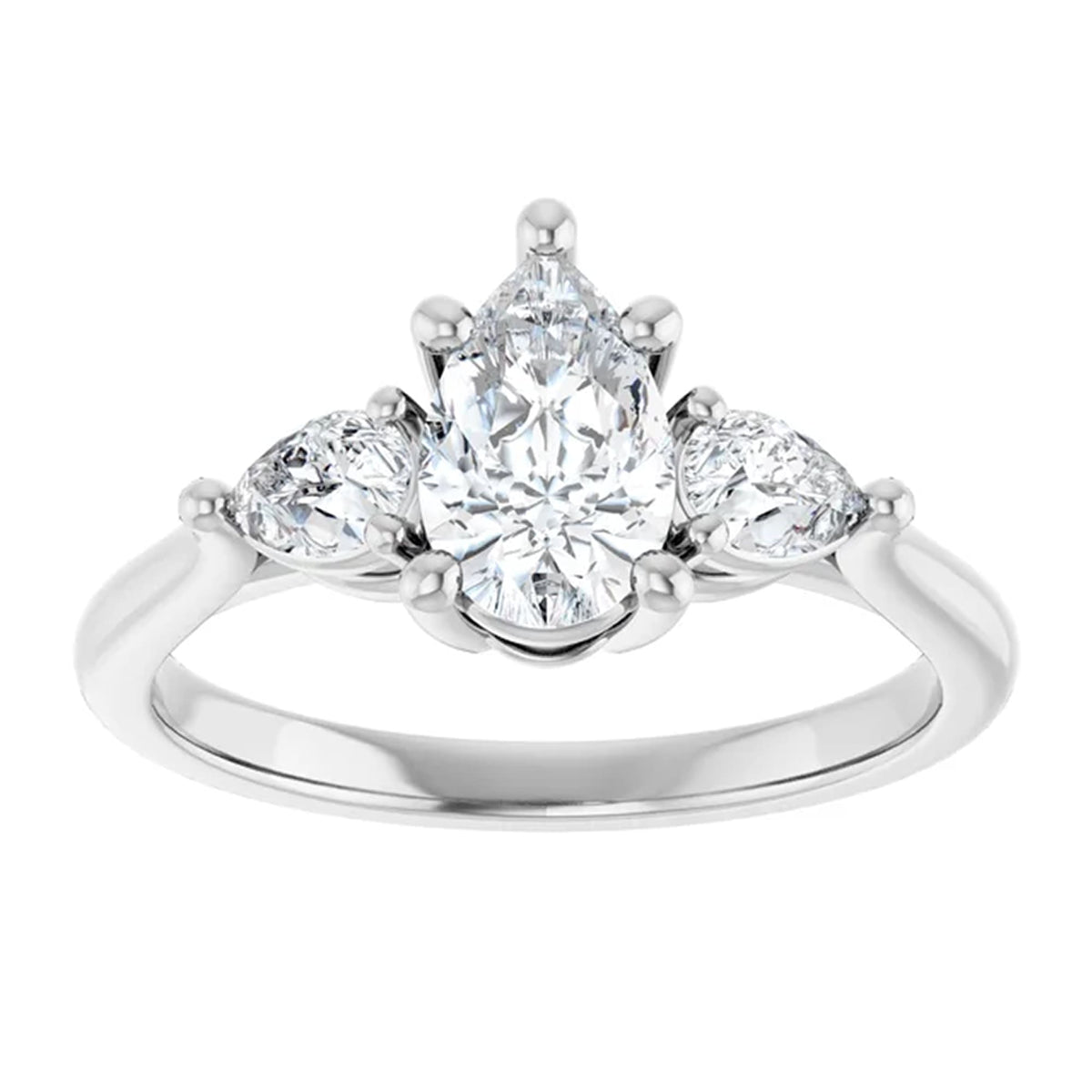 14K White Gold - 1.05