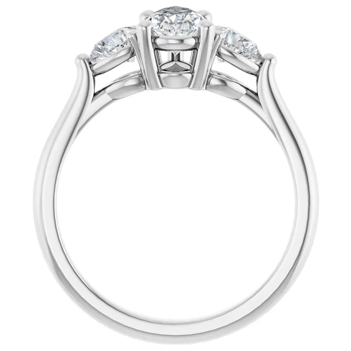 18K White Gold - 1.05