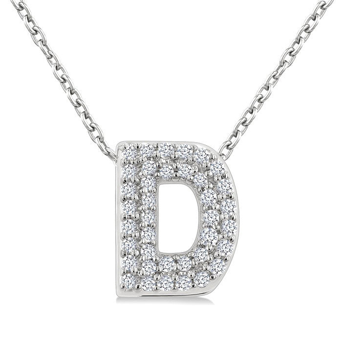 10K White Gold - D