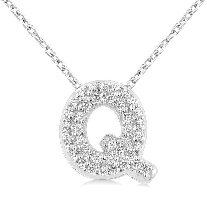10K White Gold - Q