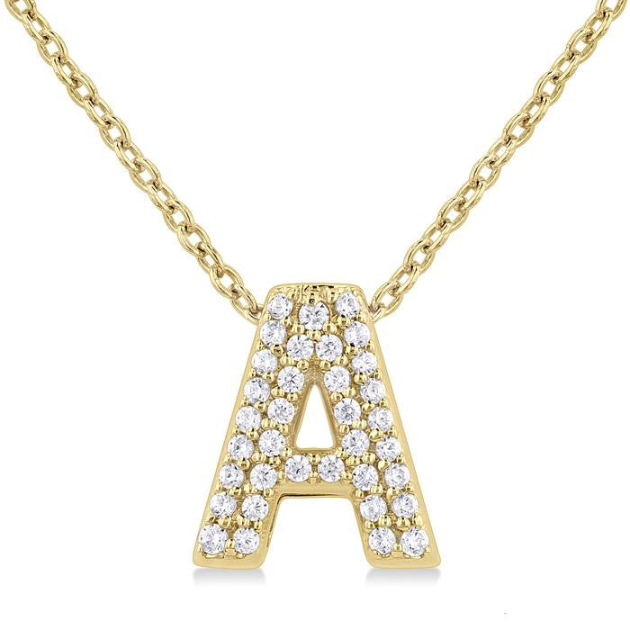 10K Yellow Gold - A