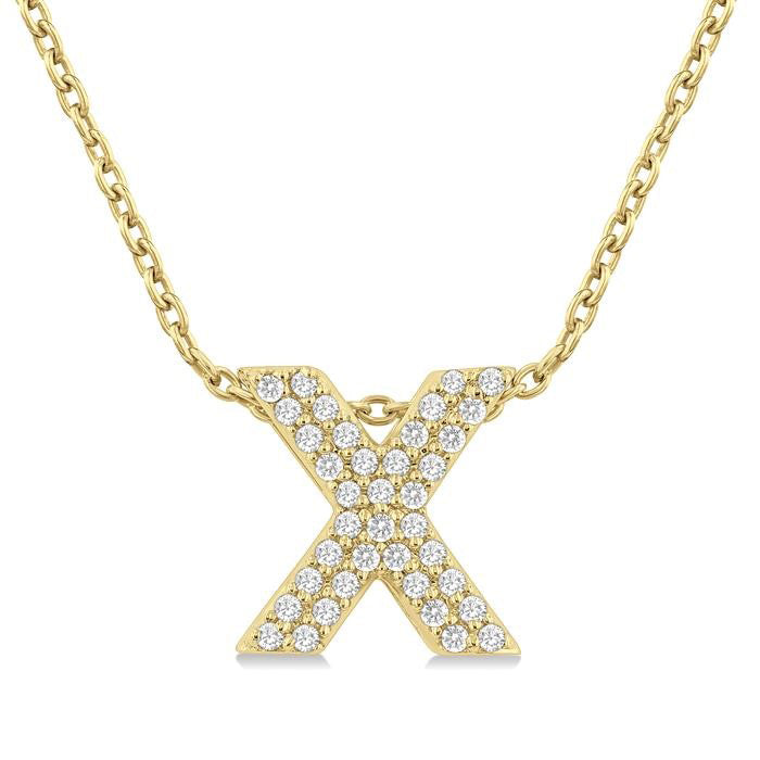 10K Yellow Gold - X