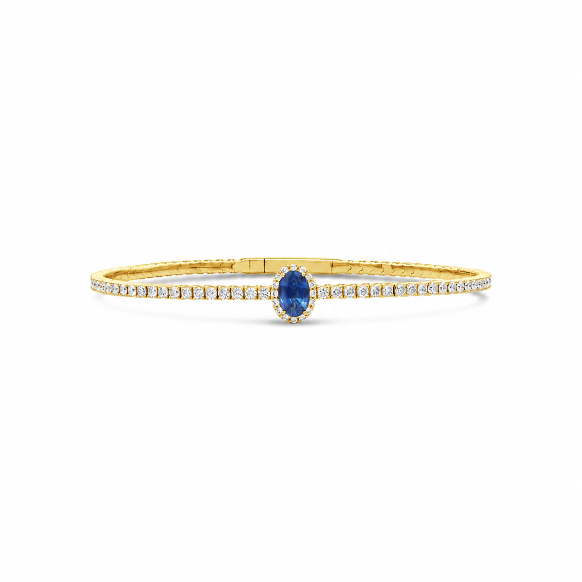 14K Yellow Gold - Sapphire