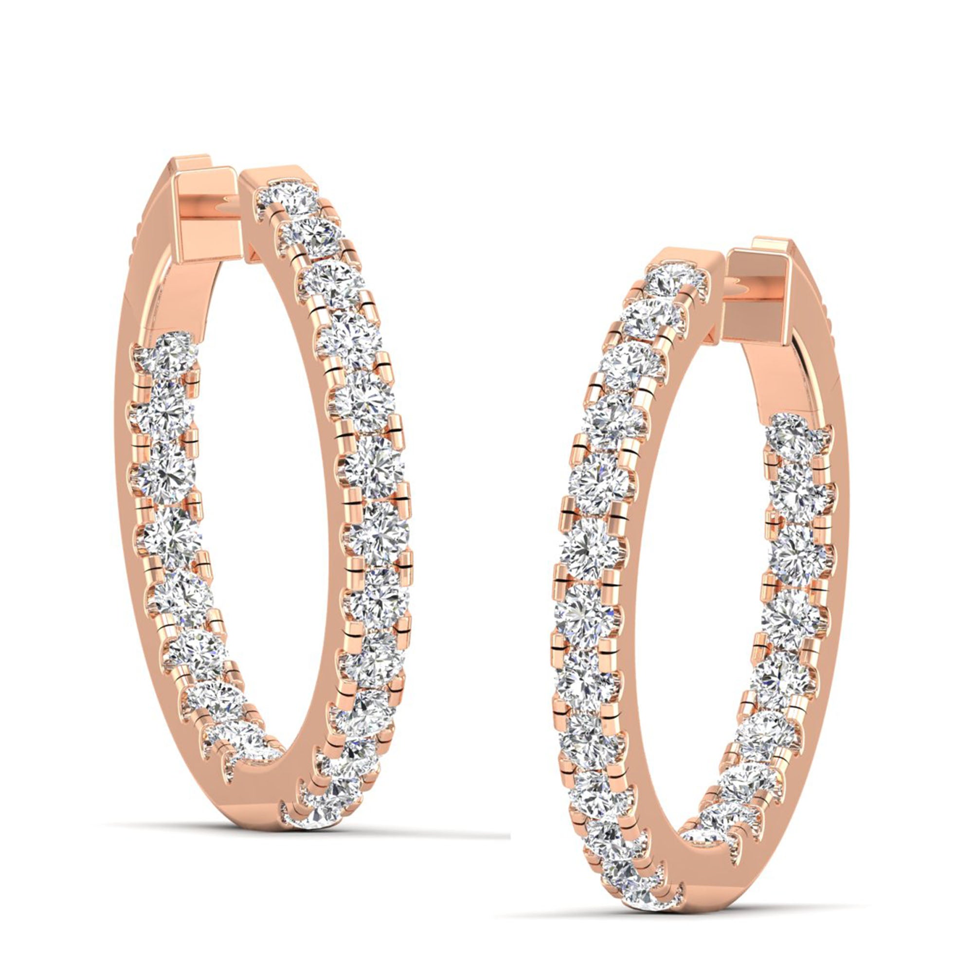 14K Rose Gold - 2.00