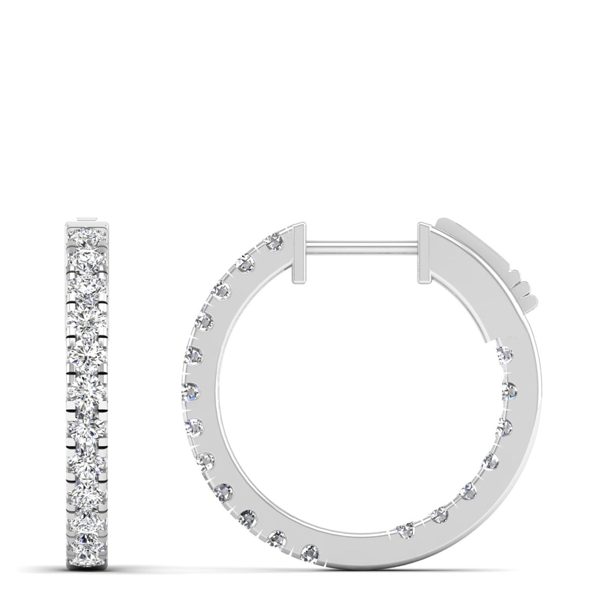 14K White Gold - 1.00