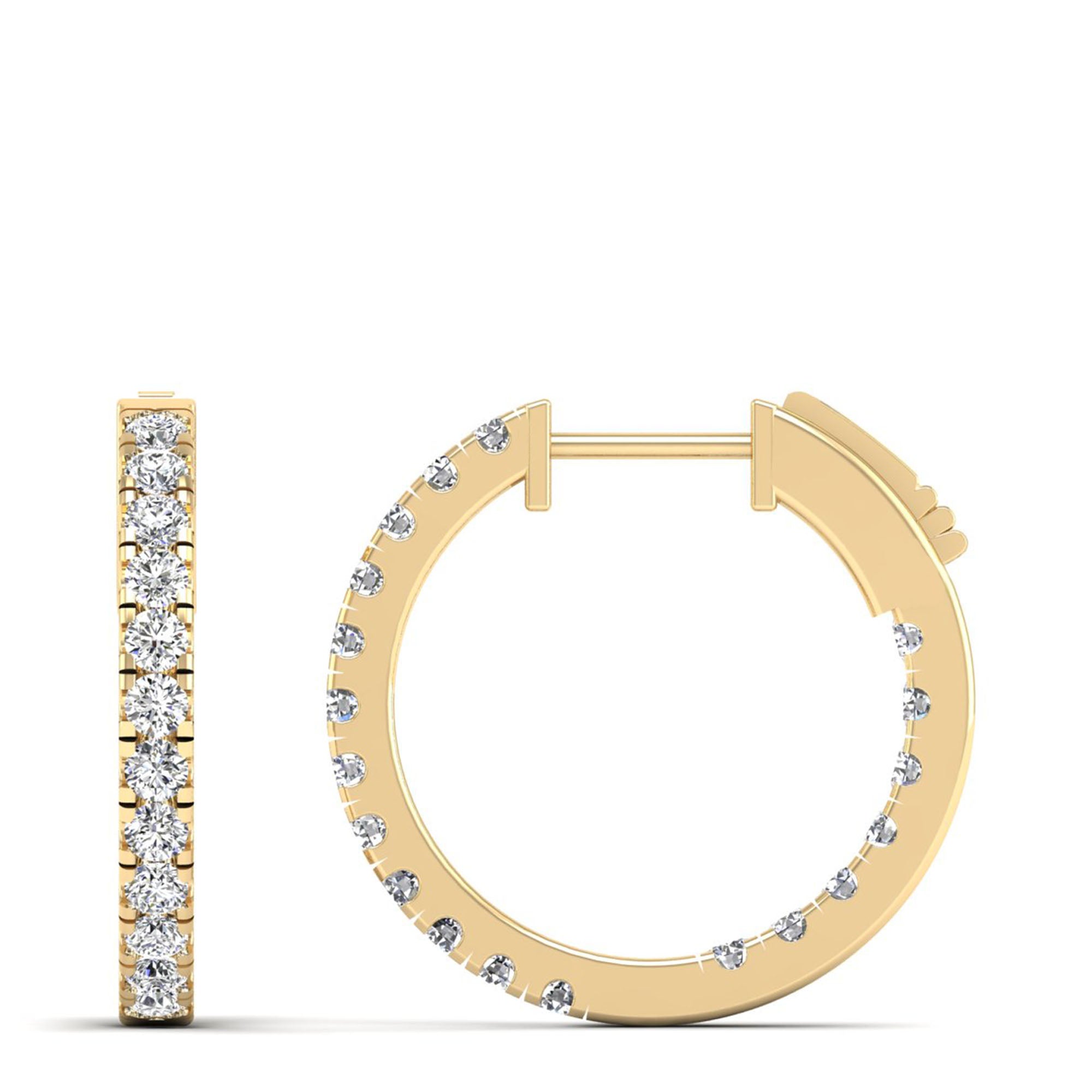 14K Yellow Gold - 1.00