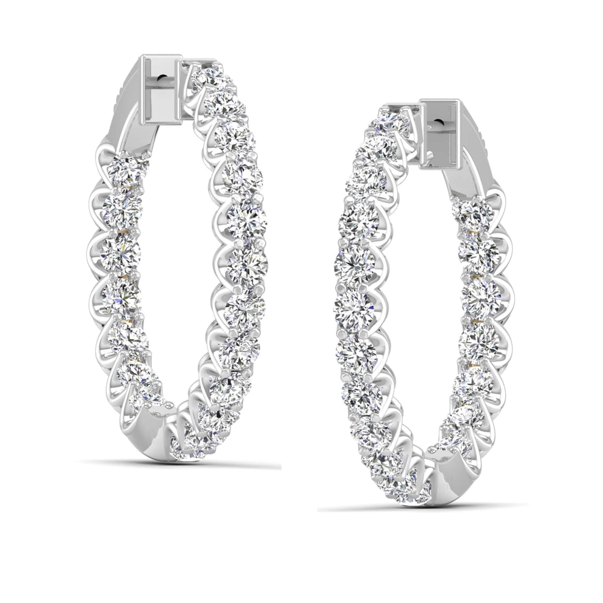 14K White Gold - 4.00