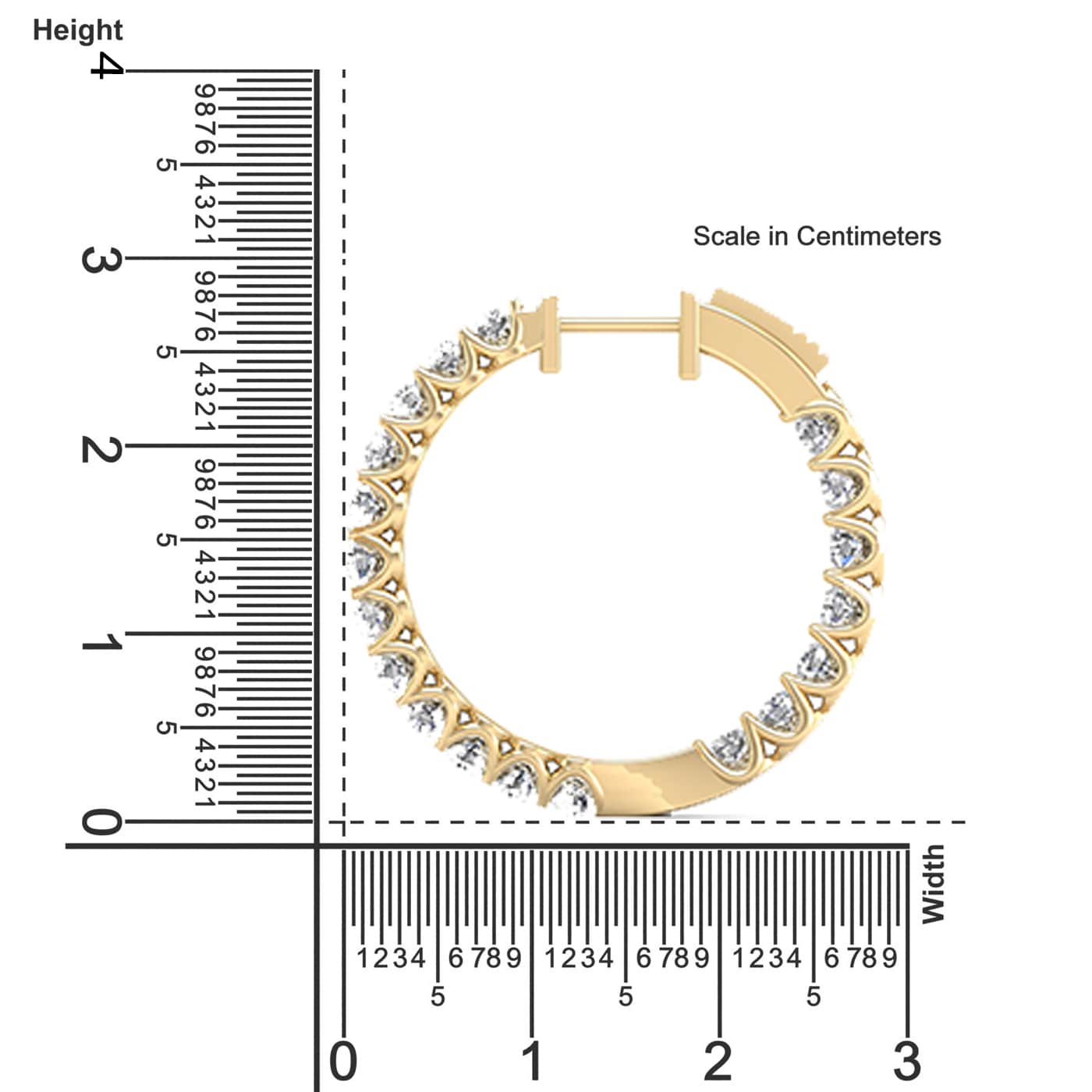 14K Yellow Gold - 3.00