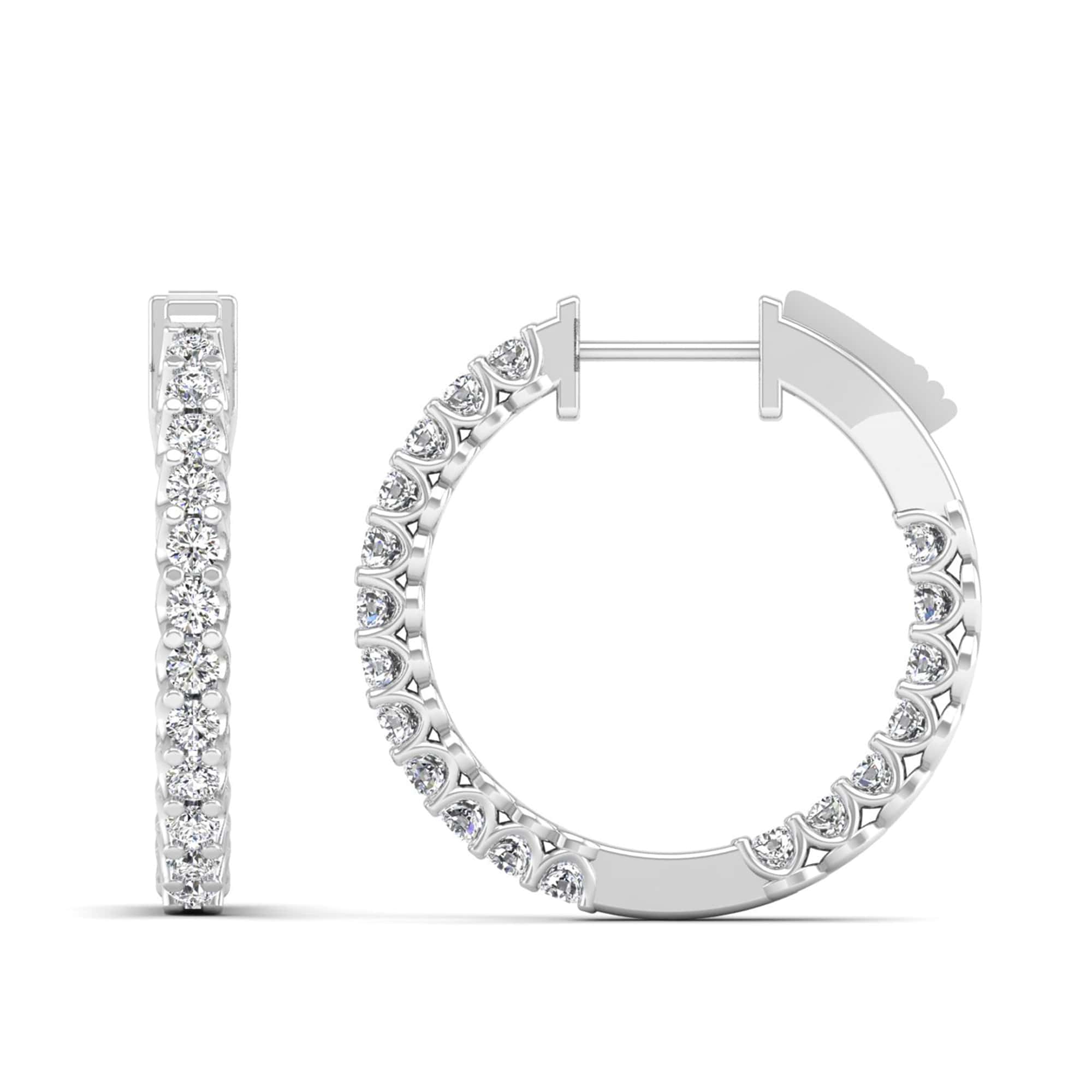 14K White Gold - 1.00