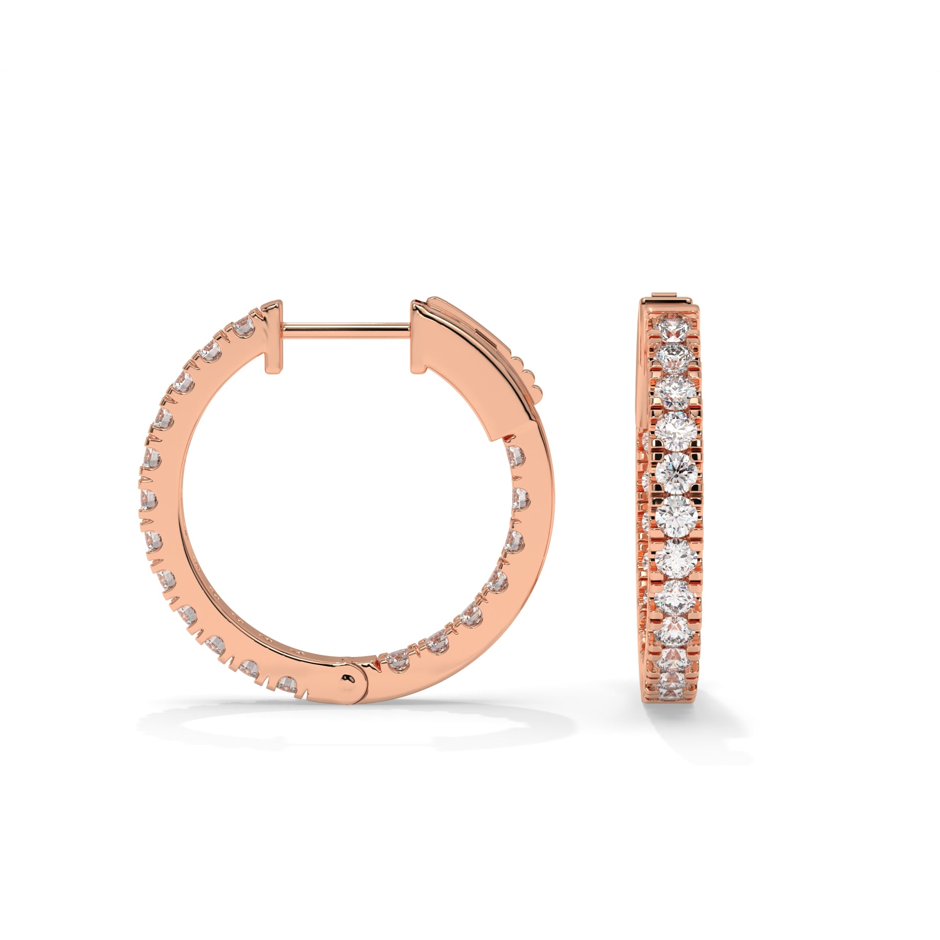 14K Rose Gold - 1.00
