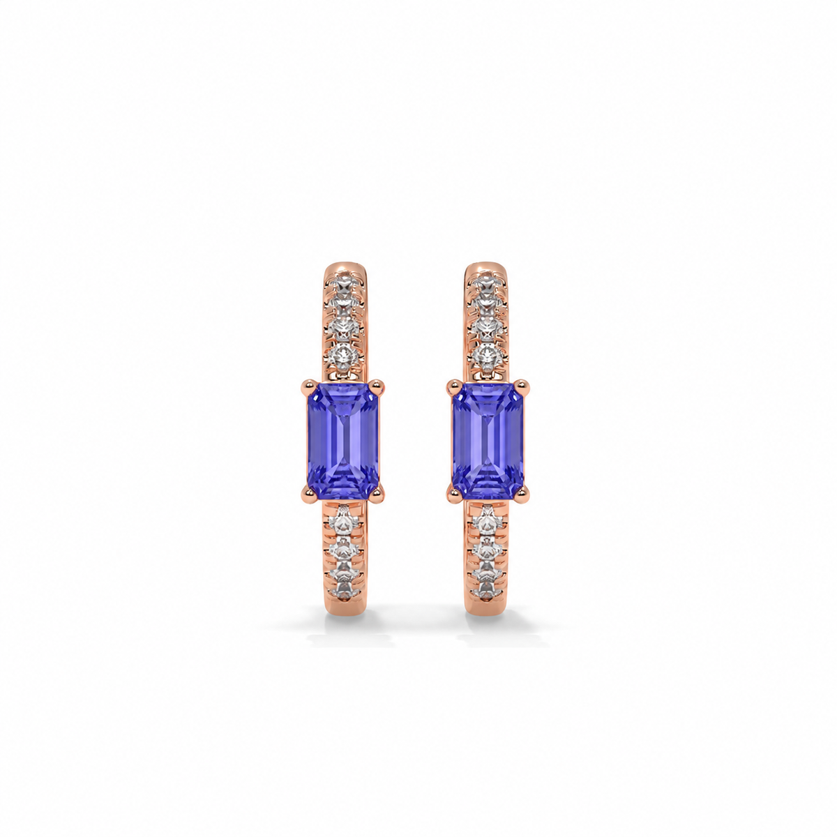 14K Rose Gold - Tanzanite