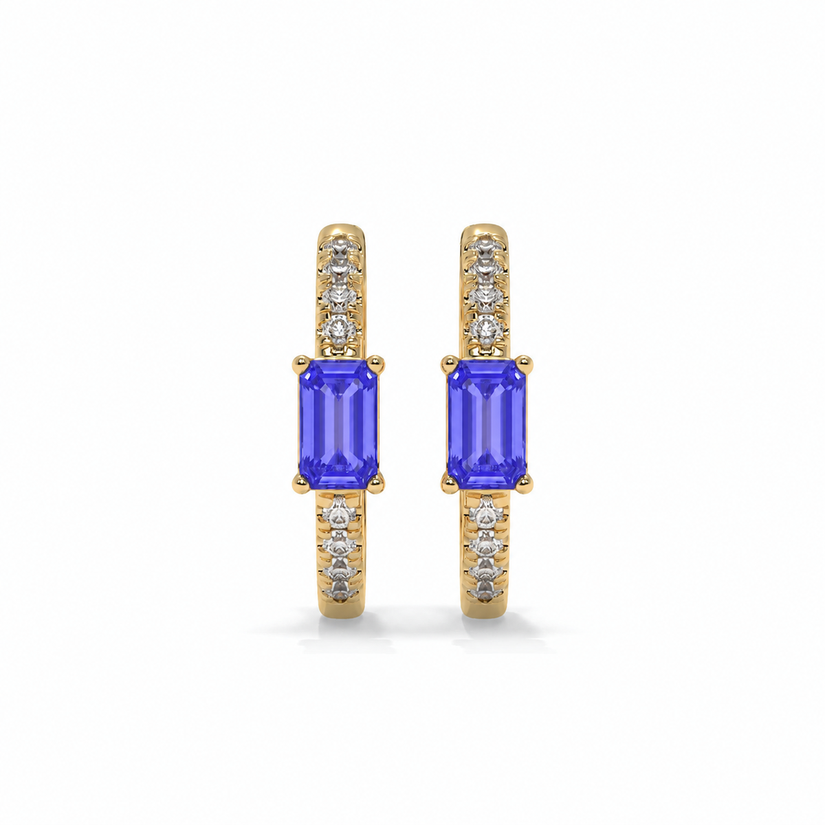 14K Yellow Gold - Tanzanite