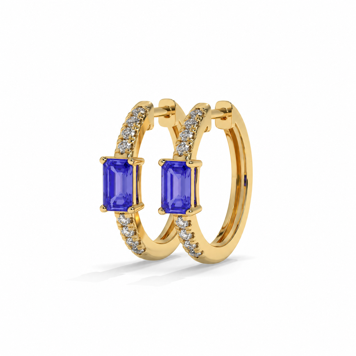 14K Yellow Gold - Tanzanite