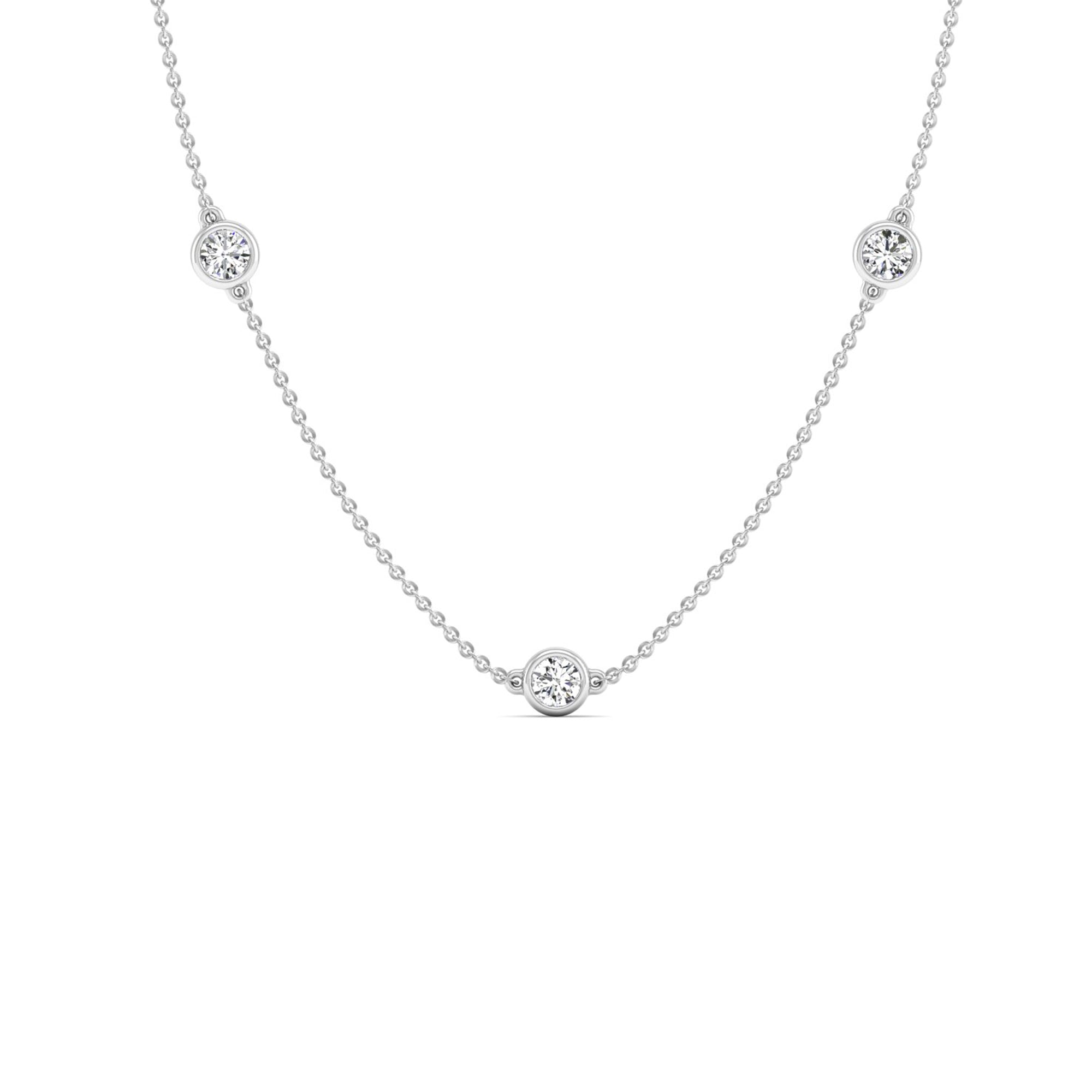 14K White Gold - 0.75