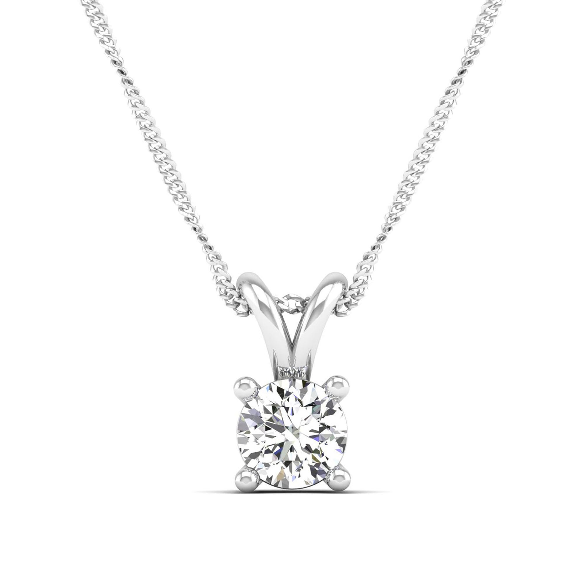 14K White Gold - 1.00