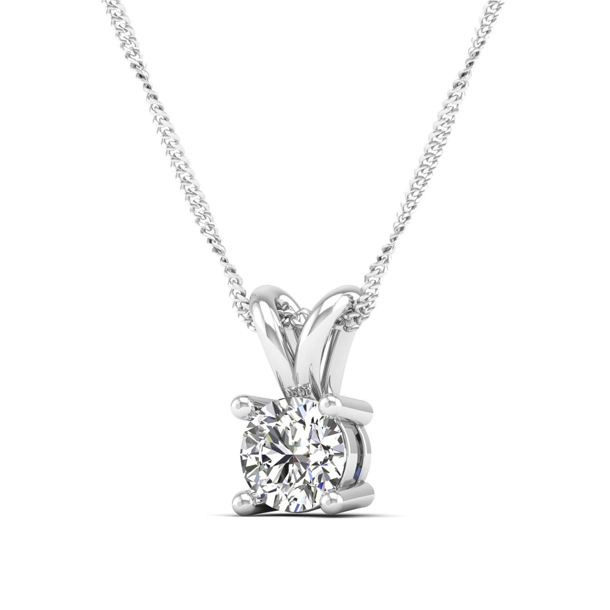 14K White Gold - 1.00
