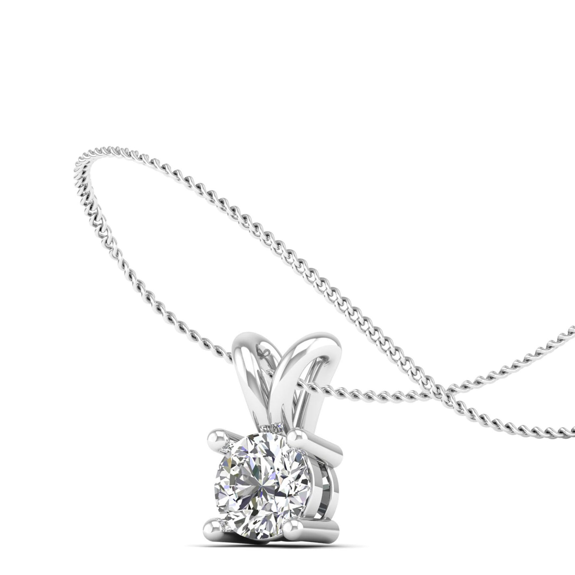 14K White Gold - 1.00