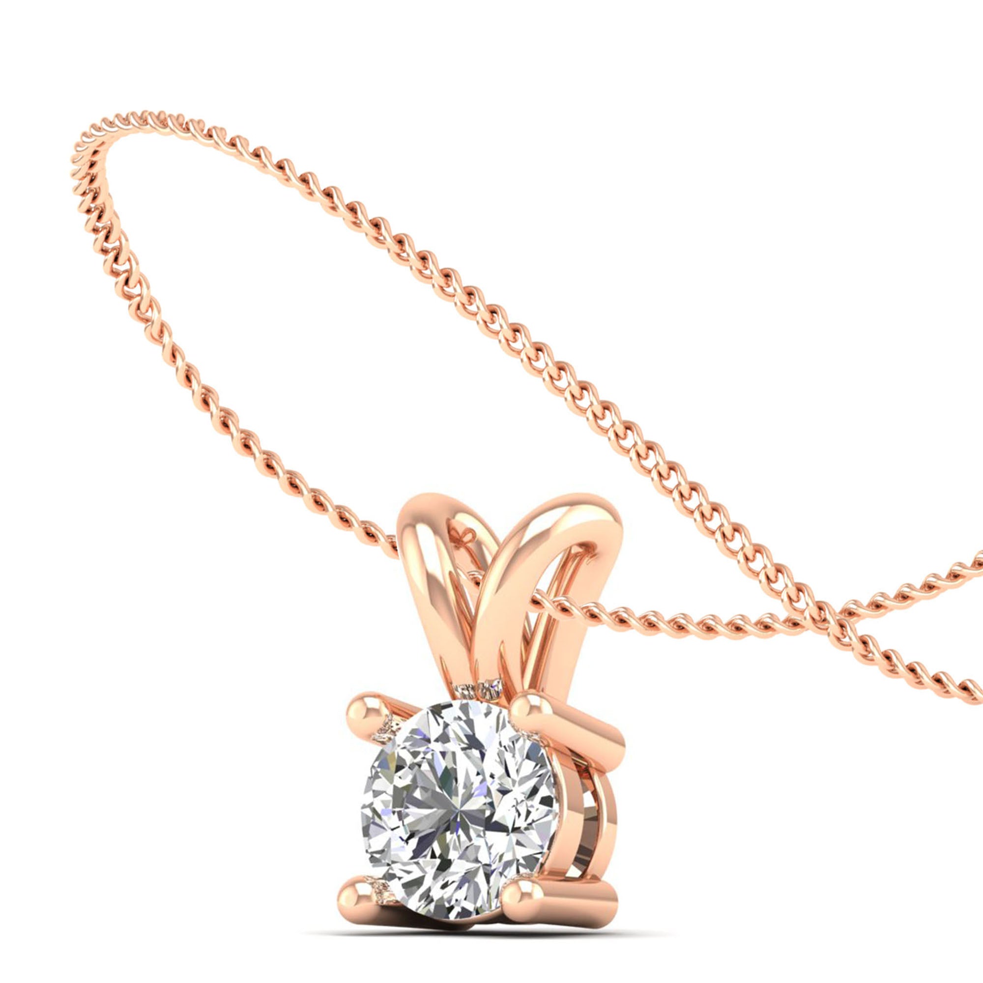 14K Rose Gold - 2.00