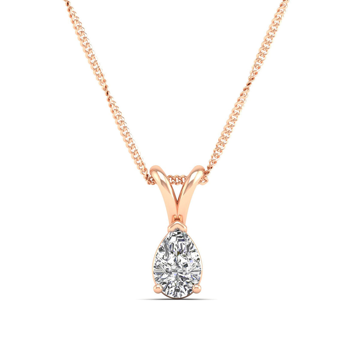 14K Rose Gold - 0.50