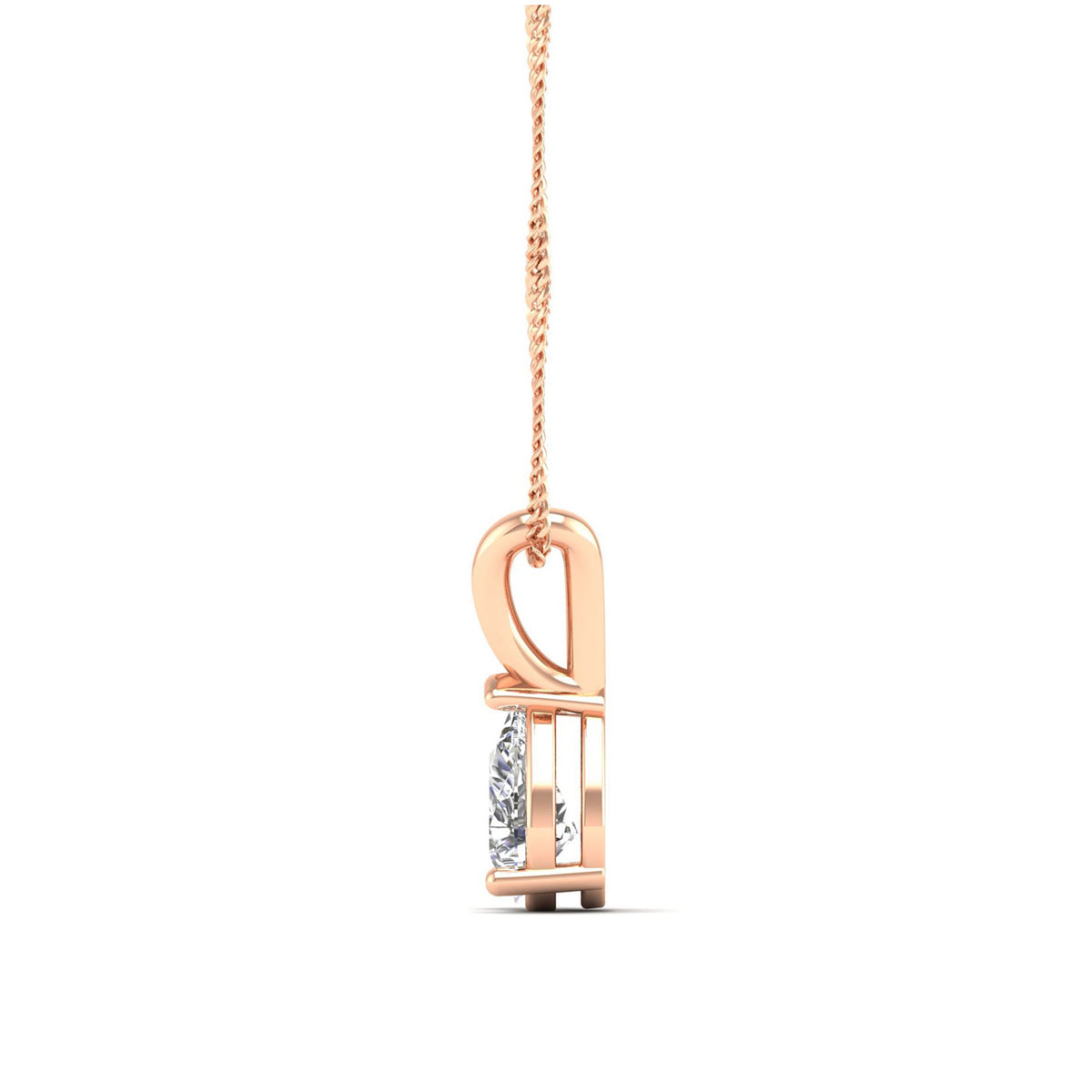 14K Rose Gold - 0.50