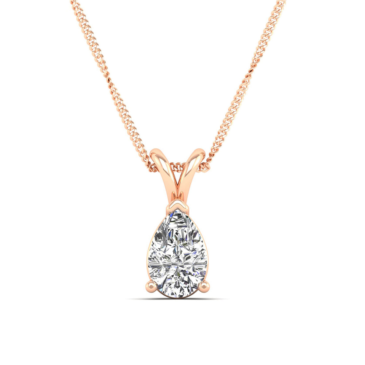 14K Rose Gold - 1.00