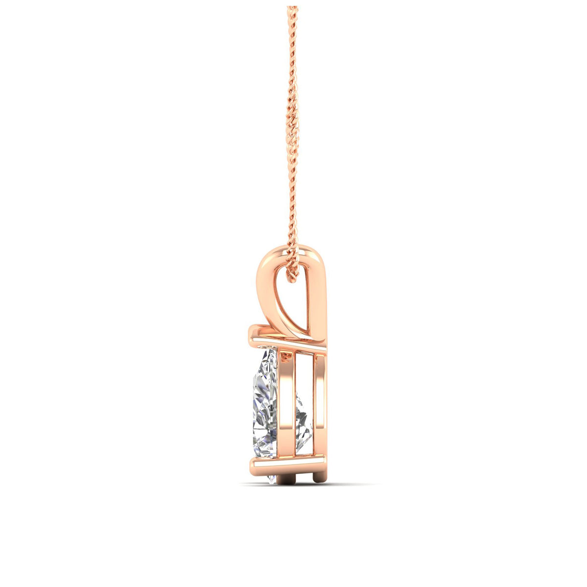 14K Rose Gold - 1.00