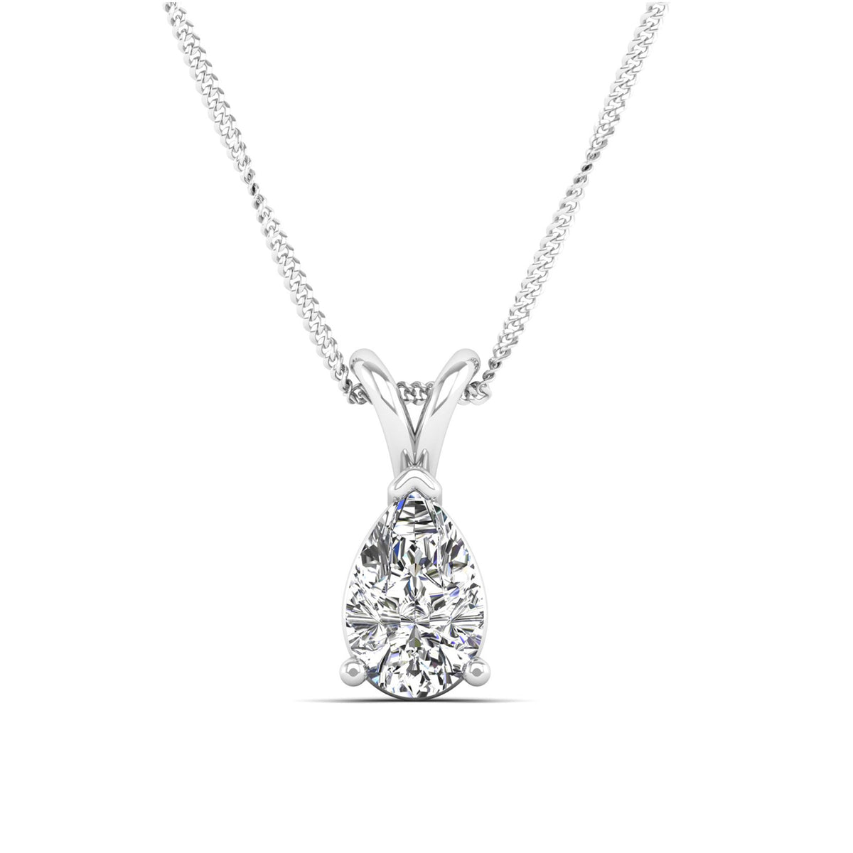 14K White Gold - 1.00