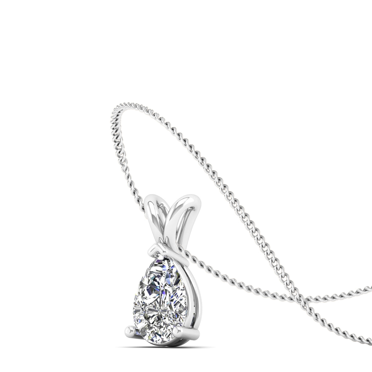 14K White Gold - 1.00