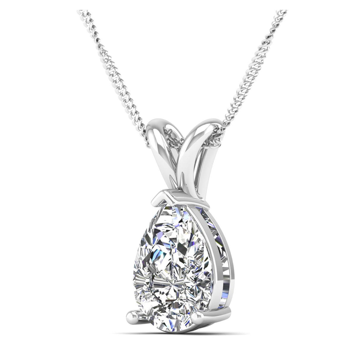 14K White Gold - 3.00