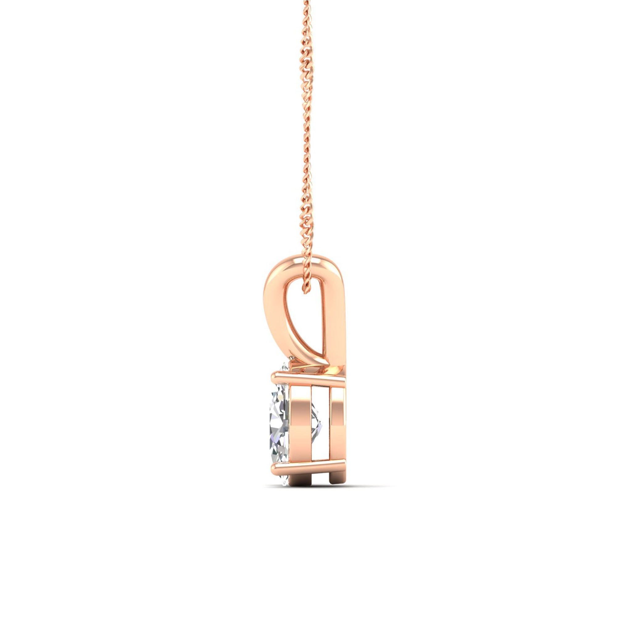 14K Rose Gold - 0.50
