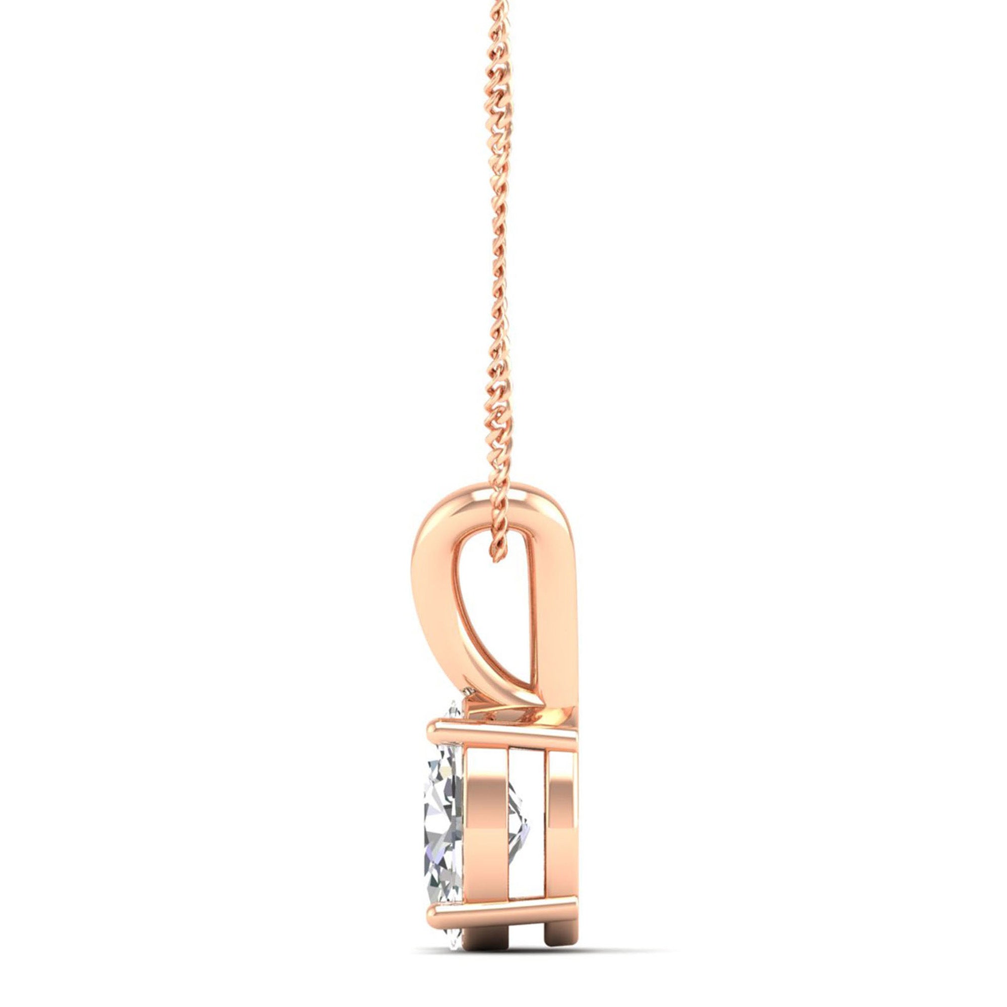 14K Rose Gold - 1.00