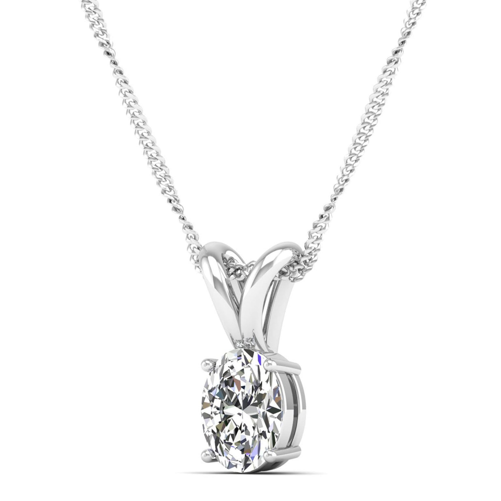 14K White Gold - 1.00