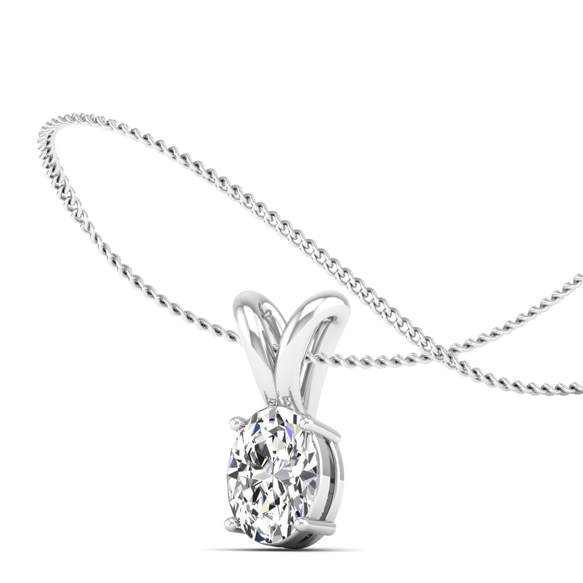 14K White Gold - 1.00