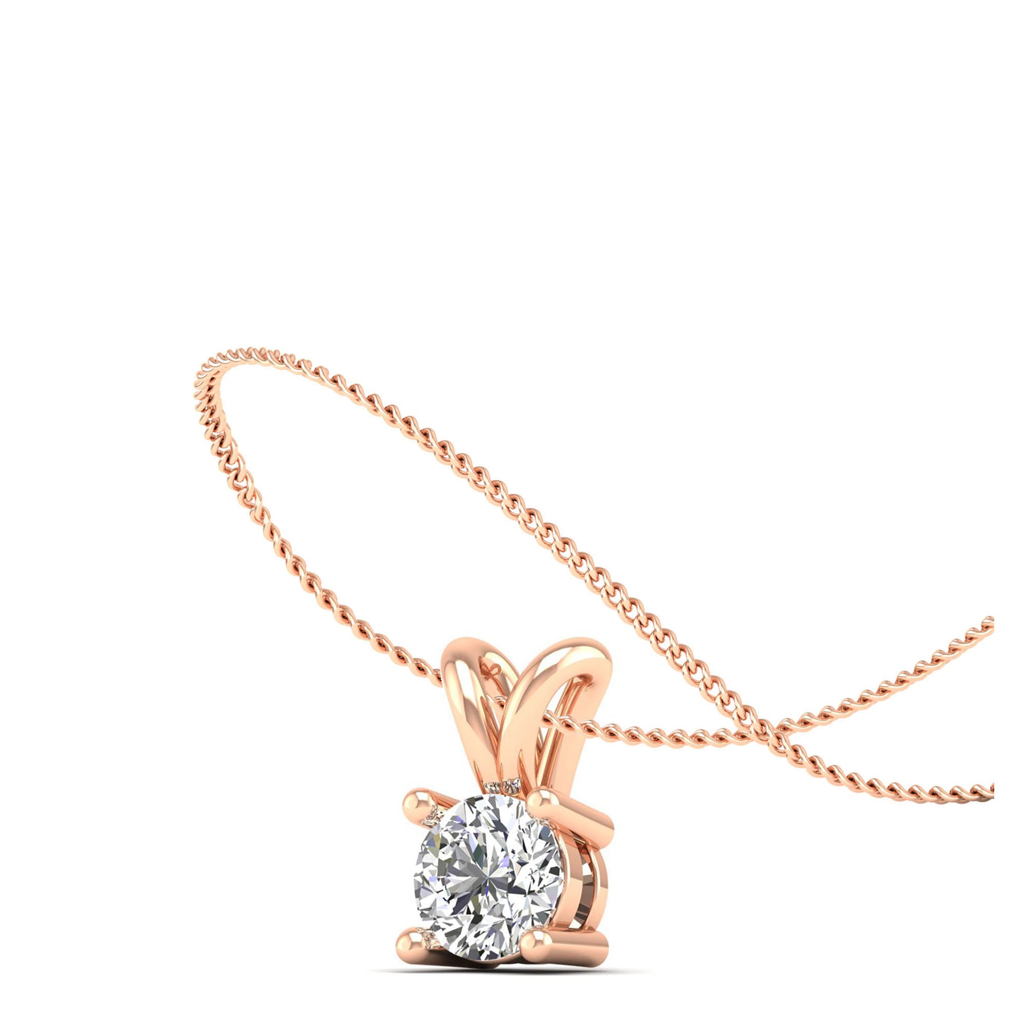 14K Rose Gold - 0.50