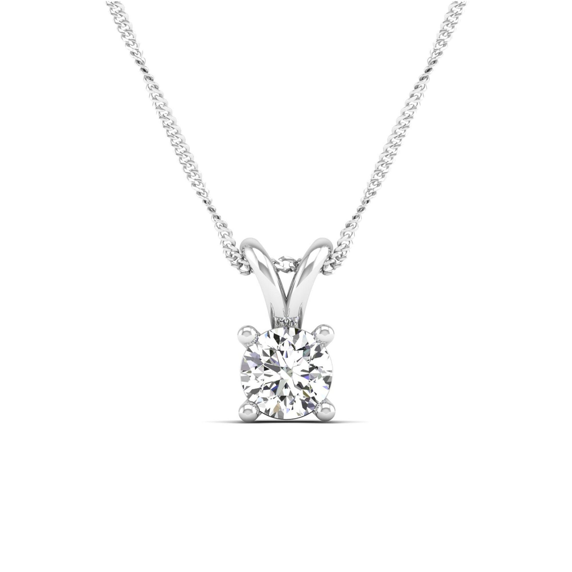 14K White Gold - 0.50