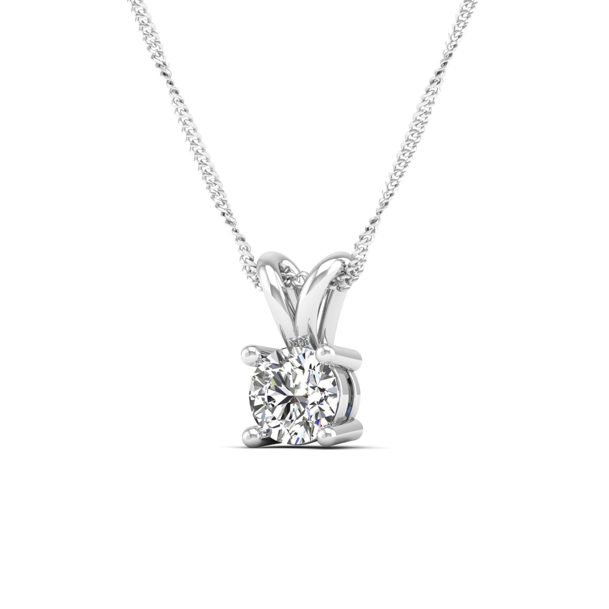 14K White Gold - 0.50