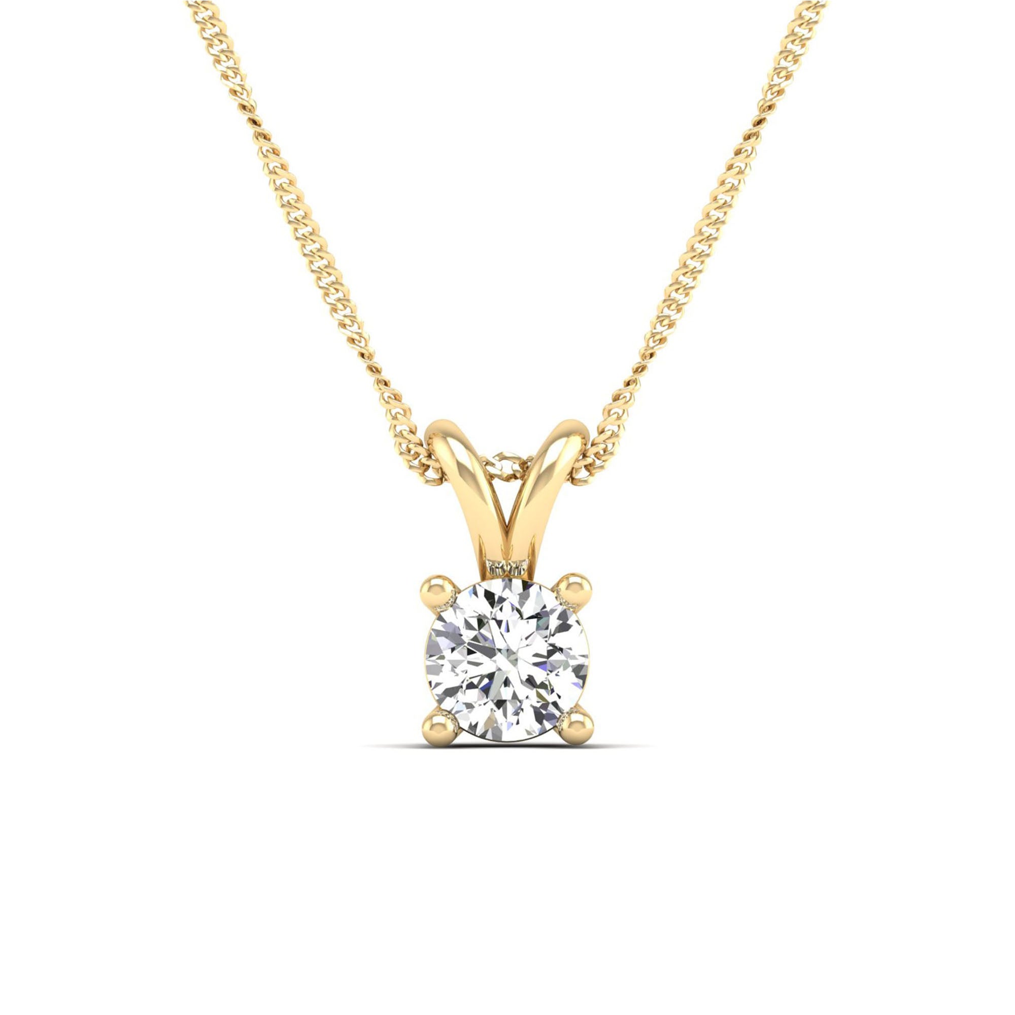 14K Yellow Gold - 0.50