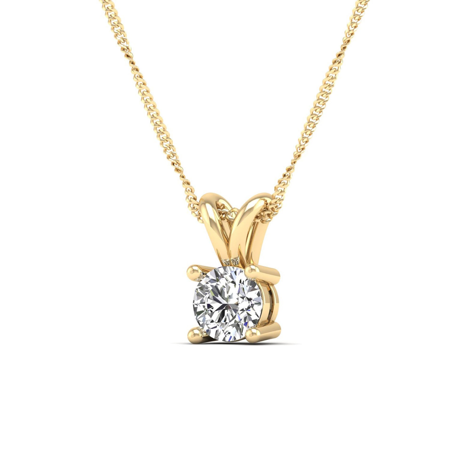 14K Yellow Gold - 0.50