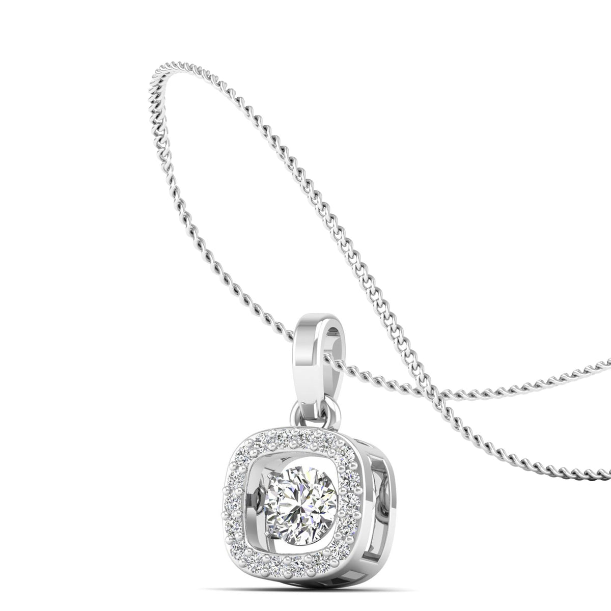 14K White Gold - Solitaire