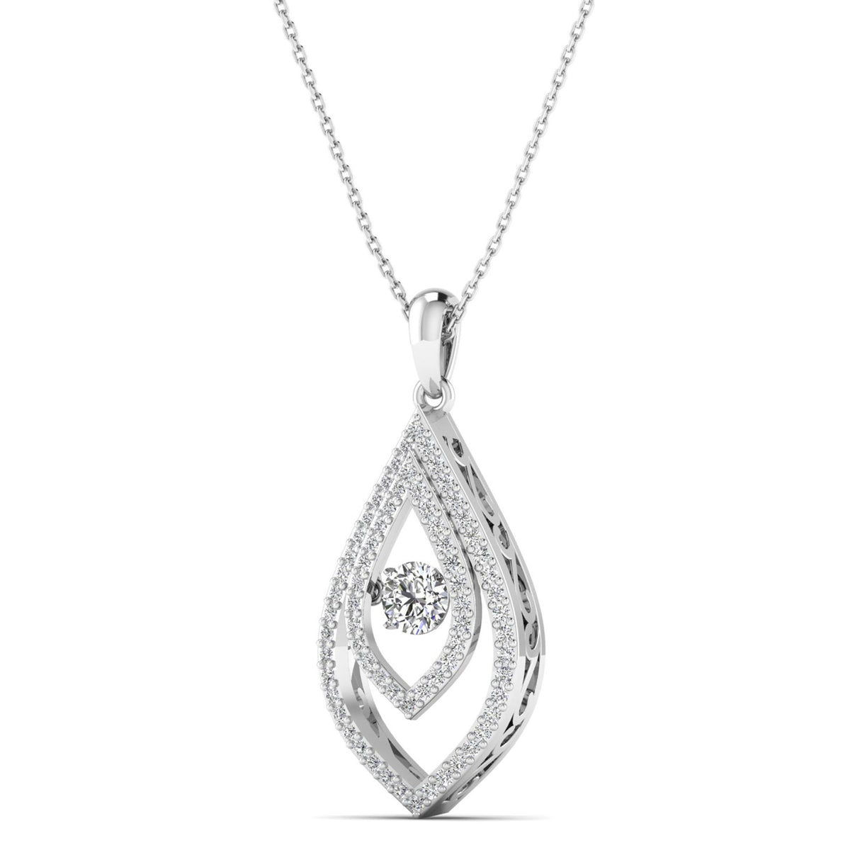 14K White Gold - Solitaire