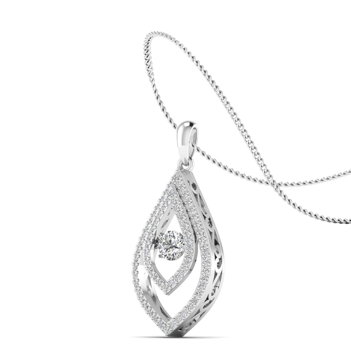 14K White Gold - Solitaire