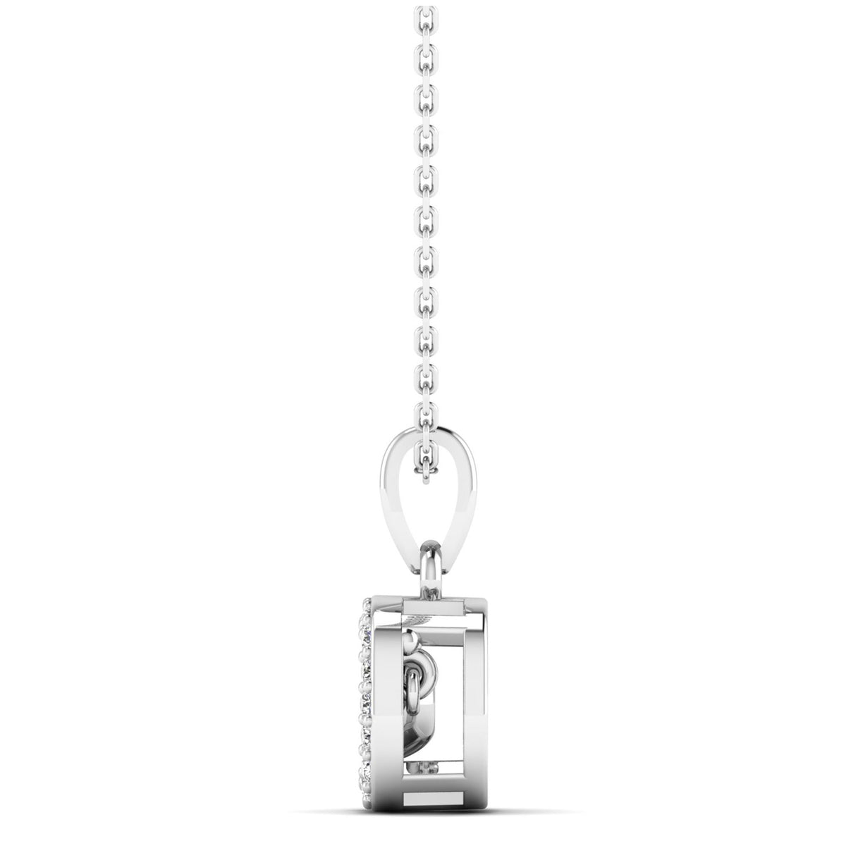 14K White Gold - Cluster