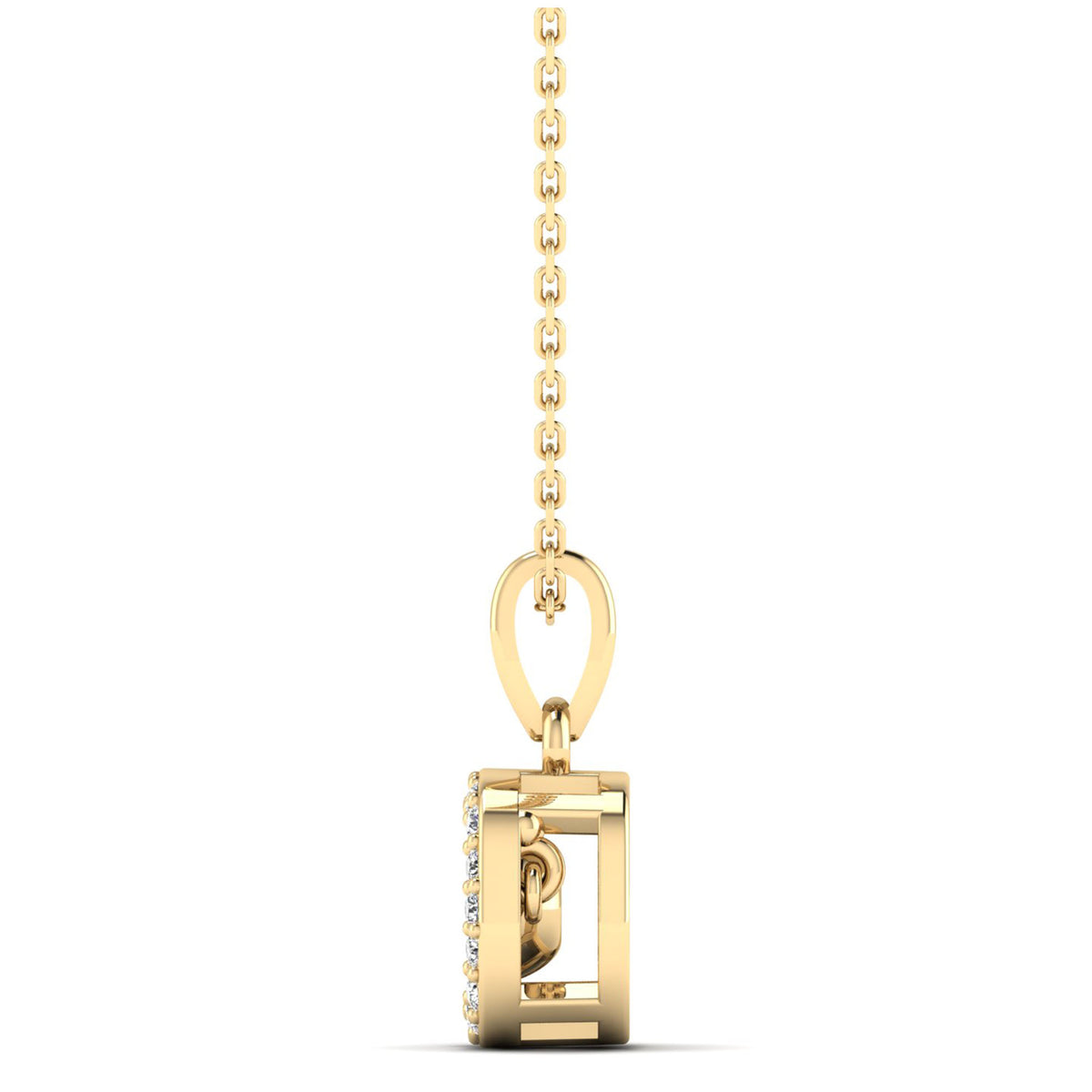 14K Yellow Gold - Cluster