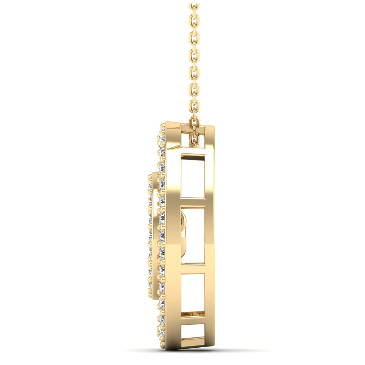 14K Yellow Gold - Cluster