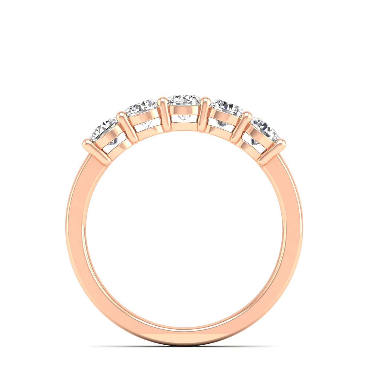 14K Rose Gold - 1.00