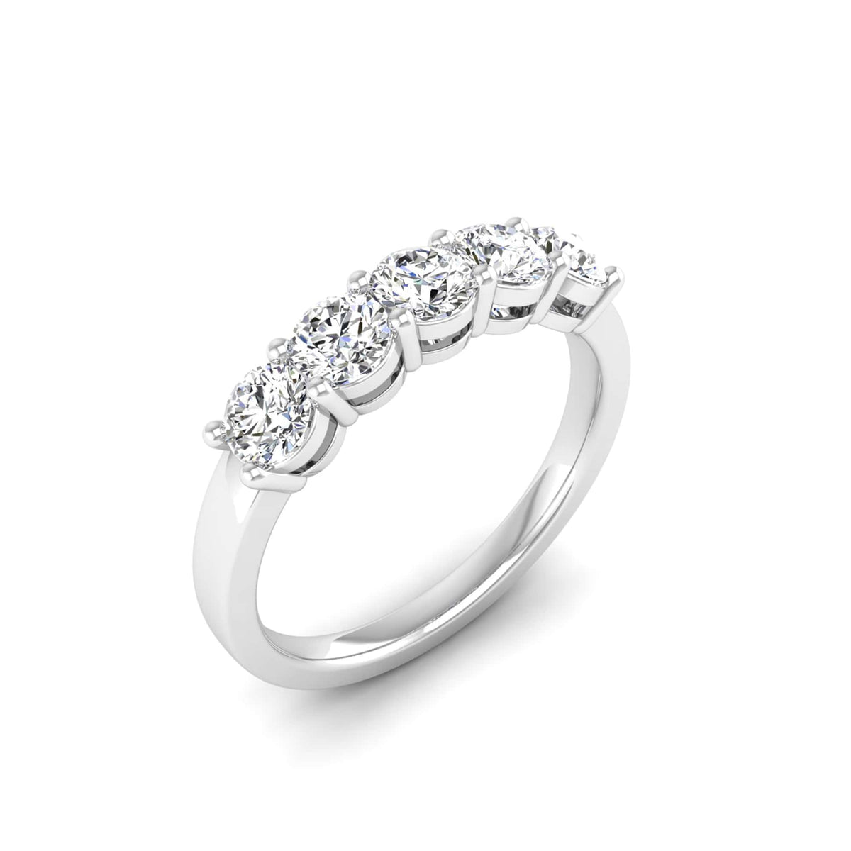14K White Gold - 1.00