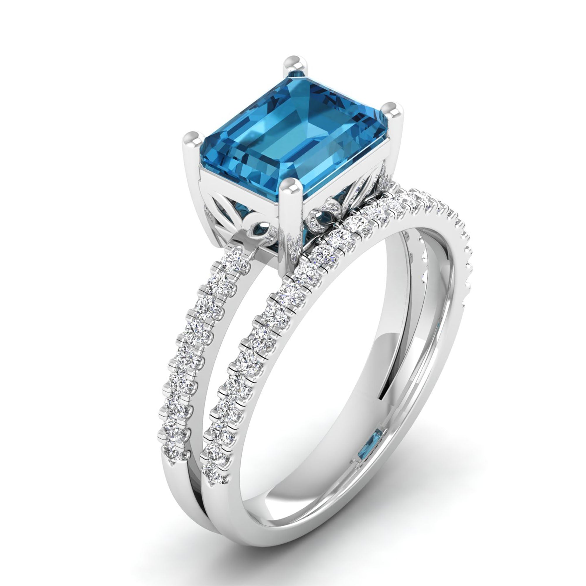 14K White Gold