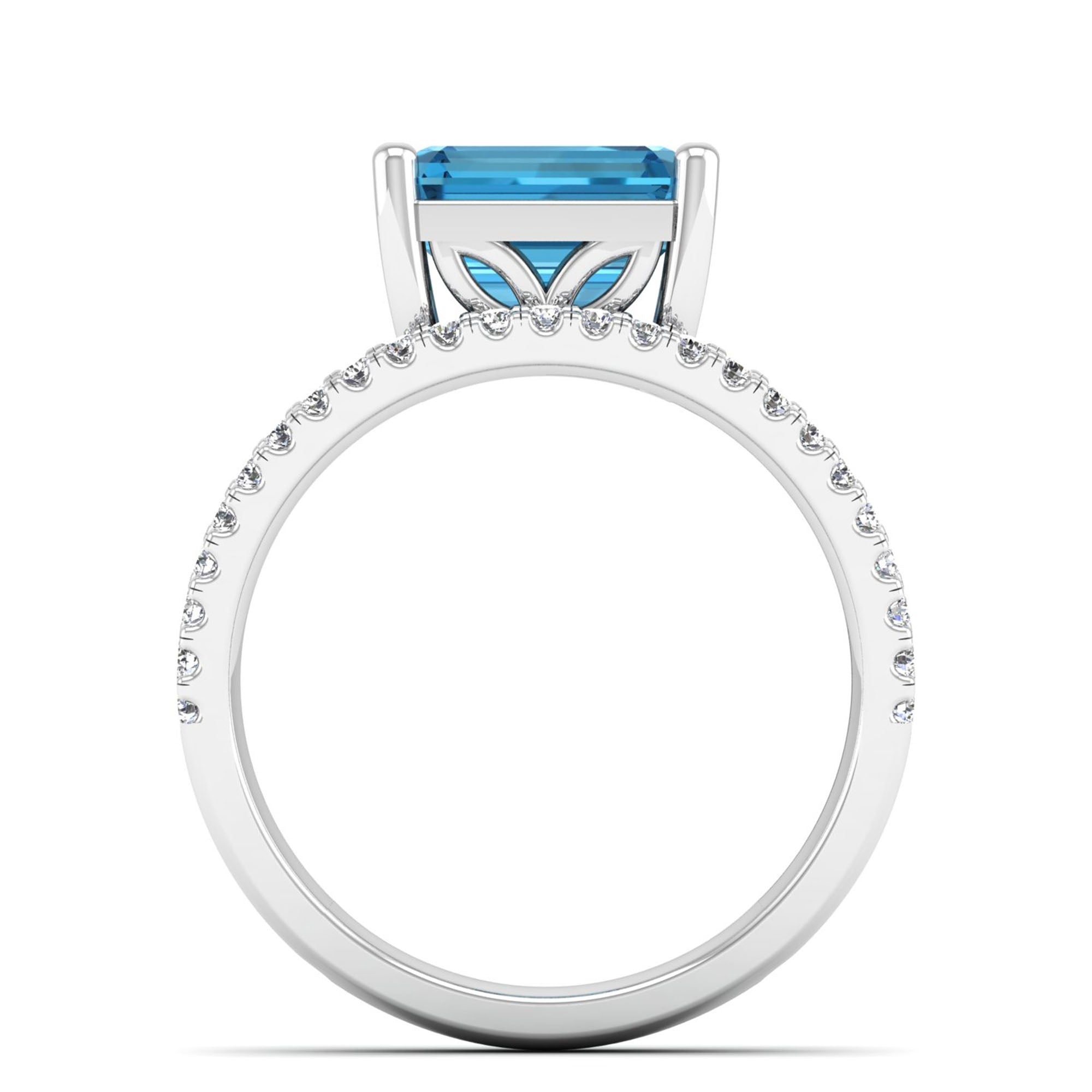 14K White Gold
