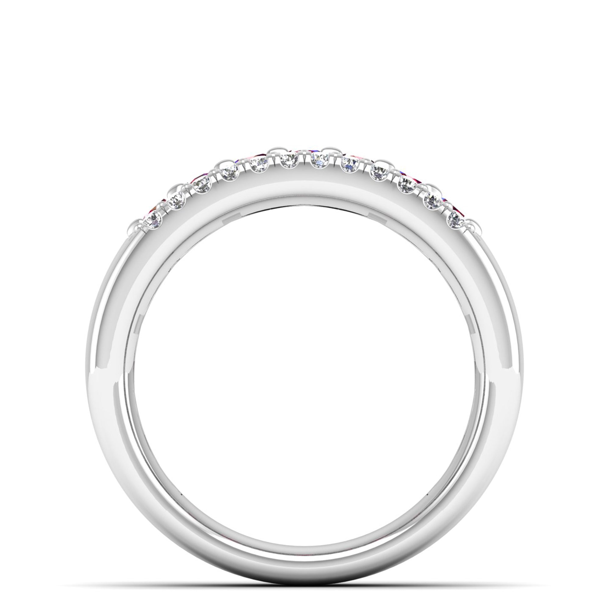 14K White Gold